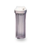 VESSEL CONTAINER FOR 10 "IN / OUT 1/2" SINGLE FILTER COL. TRANSPARENT