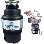TritaRifiuti Dissipatore ZeroTrash ForHome® Dissipatore di Rifiuti Organici per Casa Sotto Lavello - mod. 600 - 3/4HP