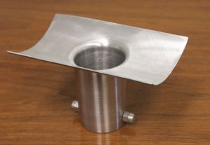 Collegamento In Alluminio ForHome® Per Catena Pioggia A Grondaia Curva