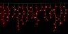 LED TENT 3mt x 1m 180 LED Sfalzata Stalactite ULTRA BRIGHT RED LED with WHITE STROBO - EXTENDABLE