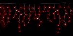 LED Tent 4,8mt x 1m 160 LED Pavement Stalactite Led RED with WHITE FLASH - EXTENDABLE