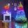 TWINKLY Christmas Lights RGB LED BT + Wifi Controllable and Customizable with APP SMARTPHONE KIT 250 LED Prolongable
