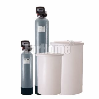 Addolcitore acqua doppio corpo AUTOTROL 255/760 Logix 1" elettronico Rig.Volume-tempo 40 litri resina (ds)