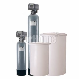 Fleck 5600 sxt 1 "electronic double body water softener Rig.Volume-time 40 liters resin (OR-DS)