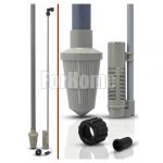 Clack WS1 CI, TC Installation Kit from 50 - 200lt. Resin (or)