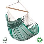 Amaca sospesa in Cotone Biologico certificato GOTS Giardino Casa Habana Agave (ds)