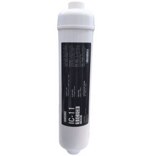Filtro in Linea al Carbone Attivo al Cocco battereostatico Ionicore IC-11SCCB  1/4" NPT 2,5"x11" - 5 micron
