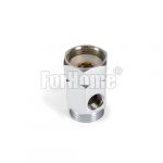 Water supply connector with free nut 3/8 "- 3/4" x3 / 4 "(or)