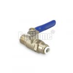 Ball valve 1/4 "- pipe 1/4" quick coupling (or)