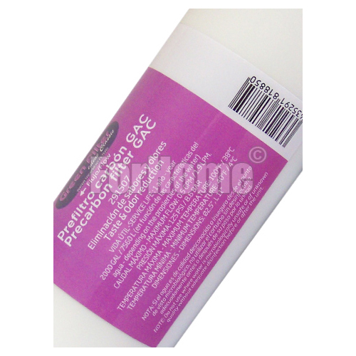 Filtro A Carbone Attivo Ionicore IC-11CGAC - Per Acqua, 1/4 NPT, 4L/min