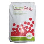 Strong cationic resin bags for softening Green Resin 1 lit. (25) Monospheric performance