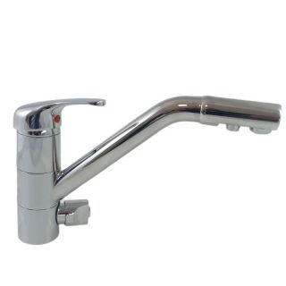 ForHome® 3 Way Tap For Purified Water Tap For Purifier (color: crome)