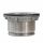 Elongated drain stainless steel adapter for waste grinder ZeroTrash ForHome® sink for ceramic type sinks,..