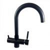 ForHome® 4 Way Tap For Purified Water Tap For Purifier (color: Matt Black)