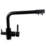 ForHome® 3 Way Tap For Purified Water Tap For Purifier (color: Matt Black)