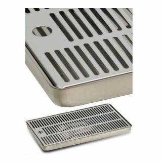 Drip tray for stainless steel columns - 600x220x30 mm. (LxWxH)