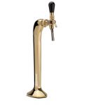 Column for tapping beer or purified water ForHome® Cobra Ice 1 Way brass color Complete with: Taps