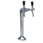 Column for dispensing beer or purified water forHome® Cobra Ice 2 ways chrome color Complete with: taps