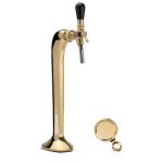 Column for tapping beer or purified water ForHome Cobra Palmer 1 Way Brass Complete with: Taps, Medallions