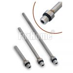 Spare threaded steel tubes kit for water inlet for tap cod. 10003043