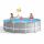 Intex Above Ground Round Prism Frame Pool dim. 366 x 99 cm, 8,592 liters, with filter pump and double ladder