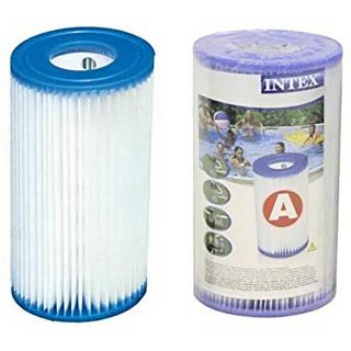 Intex Cartuccia Filtro A Media - Altezza 20 cm, diametro esterno: 10,7 cm, diametro interno 4,7 cm - Intex 29000