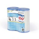 Intex Cartuccia Filtro A Media - Altezza 20 cm, diametro esterno: 10,7cm, diametro interno 4,7cm Intex 29002 conf.2 pz.