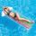 Inflatable Mattress for Pool / Sea Rainbow Wavy 180x86x25 cm Intex 56804