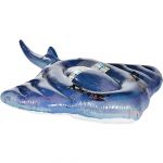 Materassino Gonfiabile per Piscina/Mare Manta Blu cm 188x145 Intex 57550