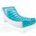 Inflatable Floating Armchair for Pool / Sea Transparent Tanning Mat cm 188x99 Intex
