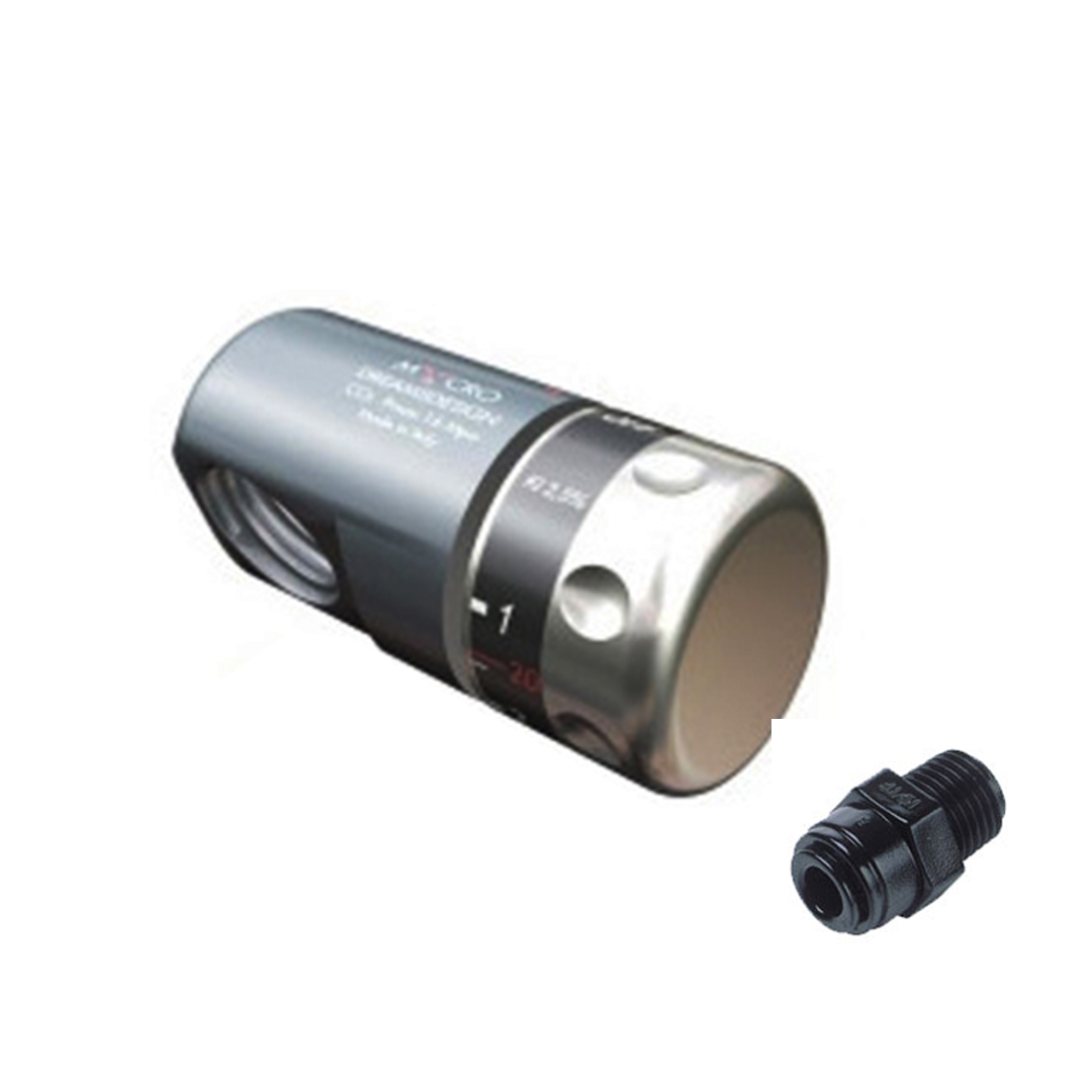 Riduttore Di Pressione CO2 ForHome | Per Bombole Usa E Getta Da 600gr | Filetto 11x1mm | Uscita 1/8" F | Regolabile 0-6 Bar - Foto 7