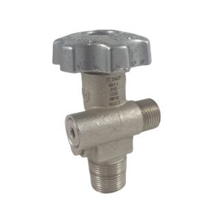 Residual valve for 2-4 kg Co2 cylinders