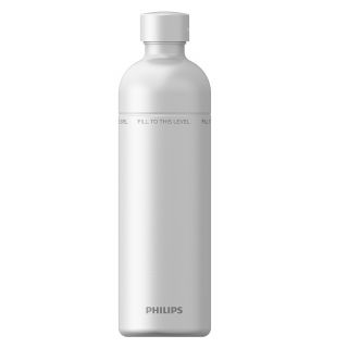 Philips Water Italia Carbonator Bottle in Steel Metal