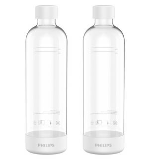 Bottiglia Per Gasatore Philips Water Italia BiPack Pet Bianco.