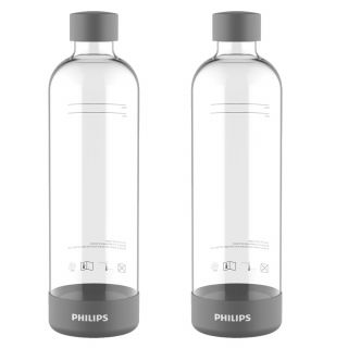 Bottiglia Per Gasatore Philips Water Italia BiPack Pet Grigio.