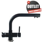 ForHome® 4 Way Tap For Purified Water Tap For Purifier (color: black)