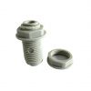 Dm Fit Bulkhead Quick Coupling with plastic ring Ø tube (Thread Size M) 1/4" x 1/4"