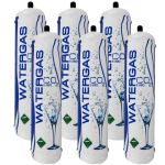 N.6 Bombole Co2 da 600Gr Usa/Getta Nuove per er sistemi di gasatura acqua - watergas 30 cm