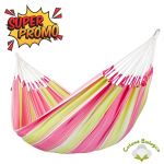 Amaca 100% Cotone Biologico Botanica  Rosa-Verde (fs)