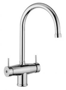 MIXER TAP ONLY 3 WAYS FOR HOT WATER COLD PURIFIED - CHROME - mod. 10003008-CR