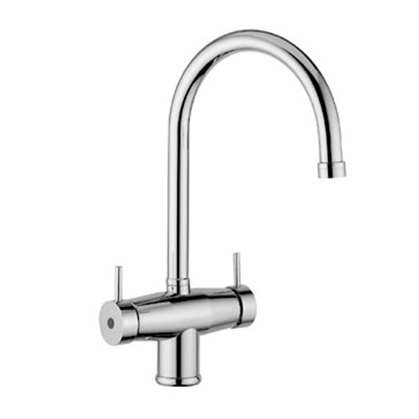 MIXER TAP ONLY 3 WAYS FOR HOT WATER COLD PURIFIED - CHROME - mod. 10003008-CR