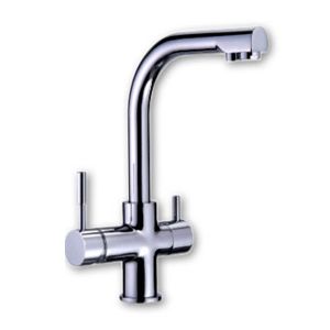 MIXER TAP ONLY 3 WAYS FOR HOT WATER COLD PURIFIED - CHROME - mod. 10003023