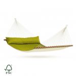 Amaca kingsize imbottita con asta certificata FSC™ North American Verde-Panna (ds)